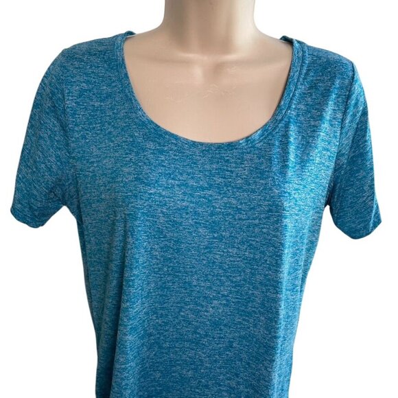 Womens Nike Dry Fit Perfomance Tech Shirt Size M Blue u - Picture 3 of 8